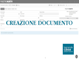 Creazione documento